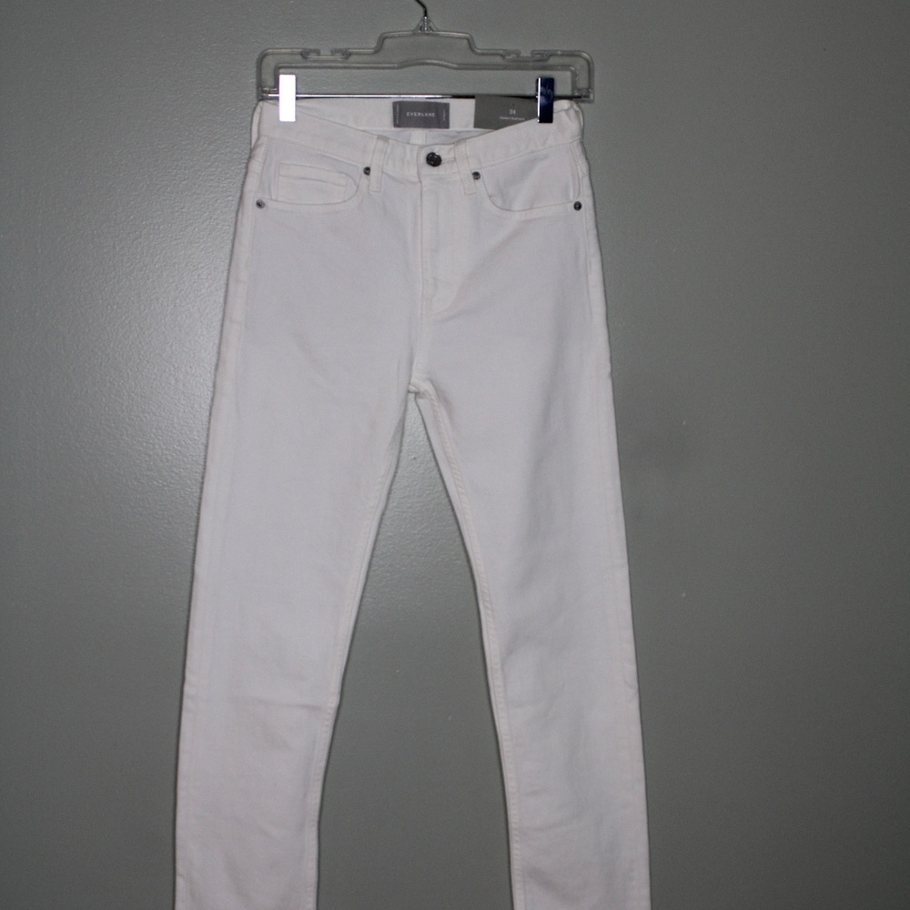 Everlane women white modern boyfriend jean SZ 24 NWOT